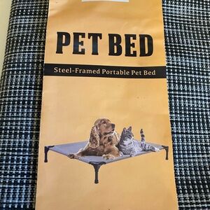 Steel-Framed Portable Pet Bed Replacement Cover